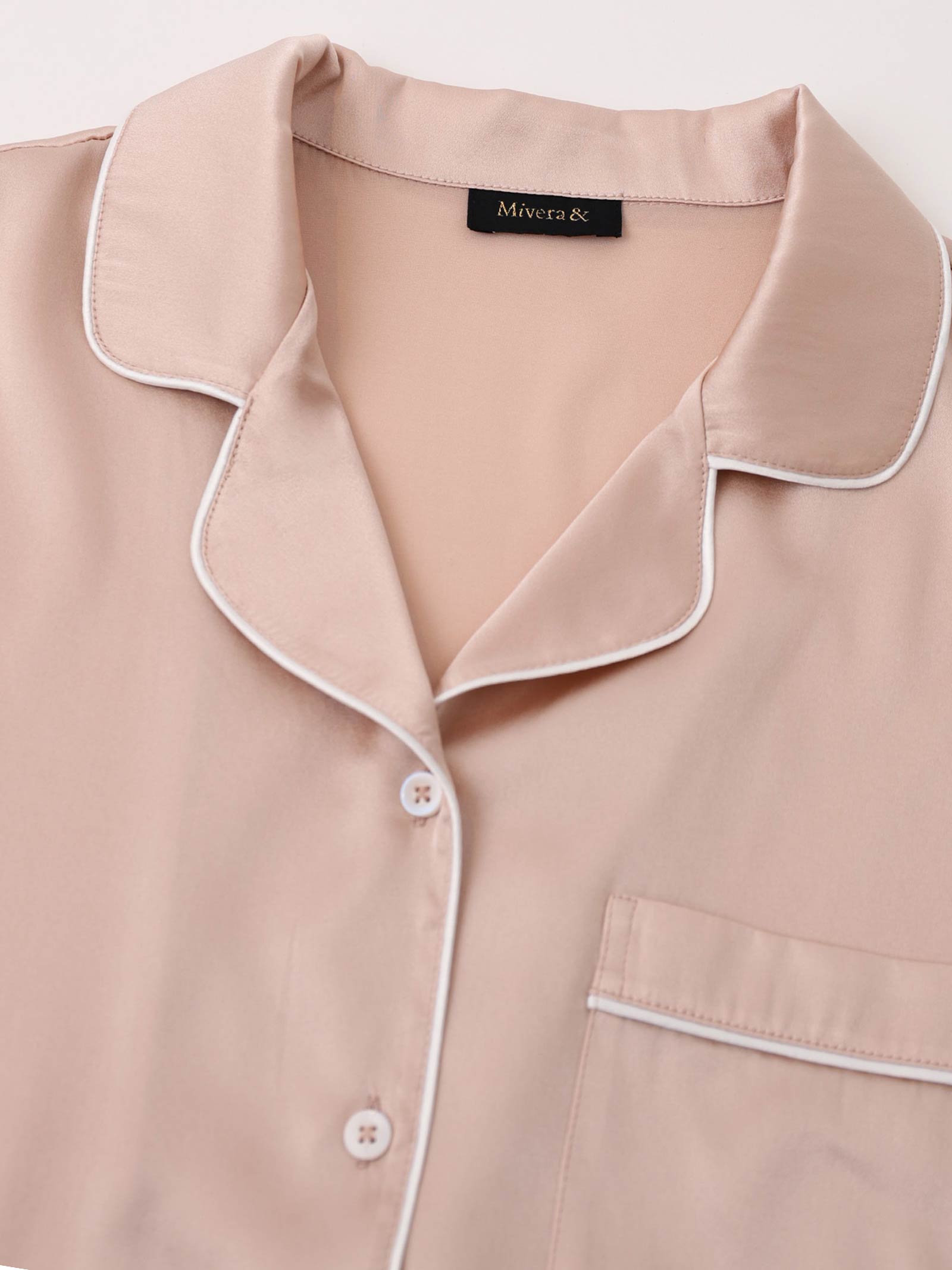 Silk Grace Pajamas シルクグレースパジャマ / レディース PINK | Mivera＆