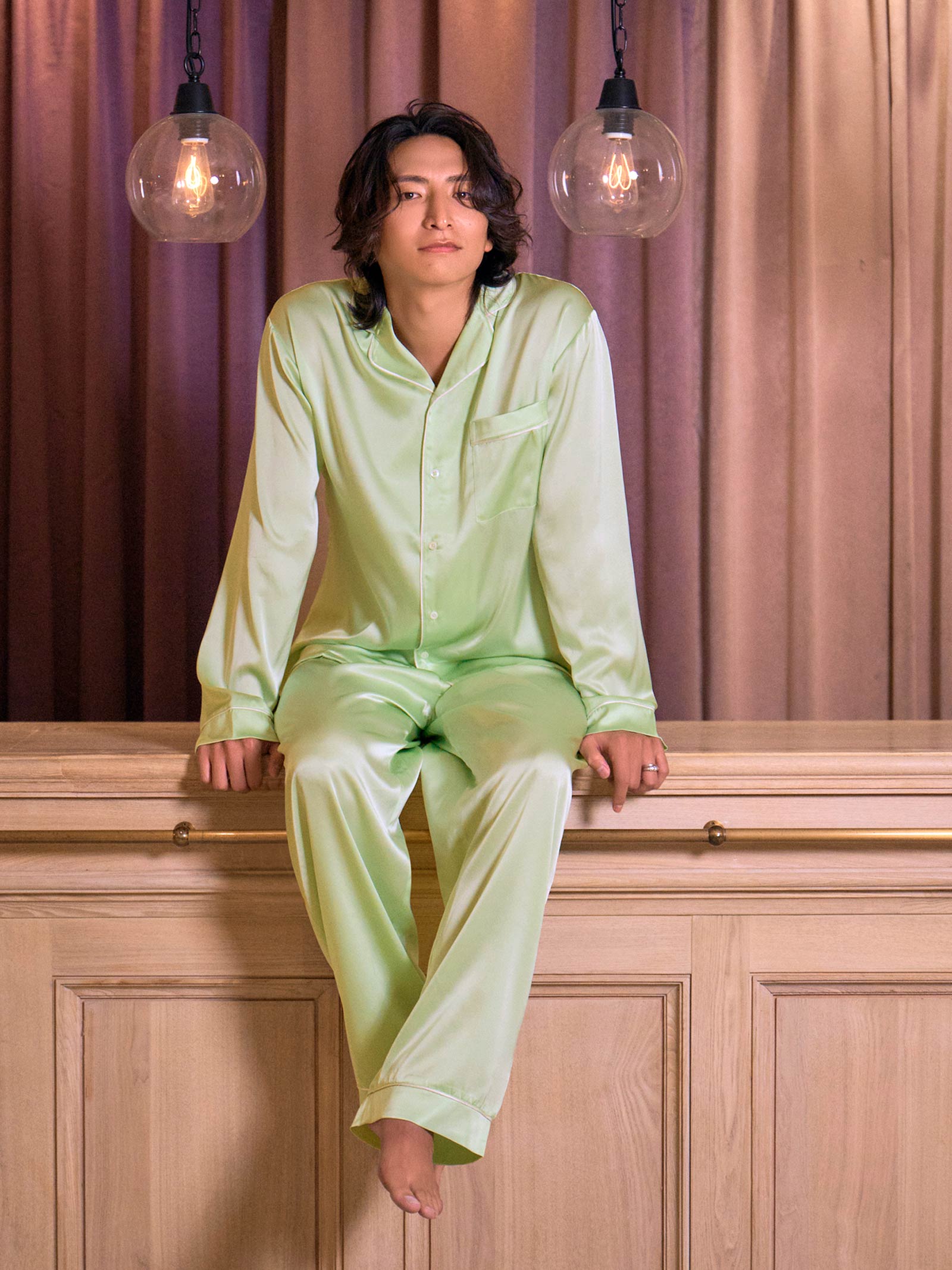 Silk Grace Pajamas | Mivera＆
