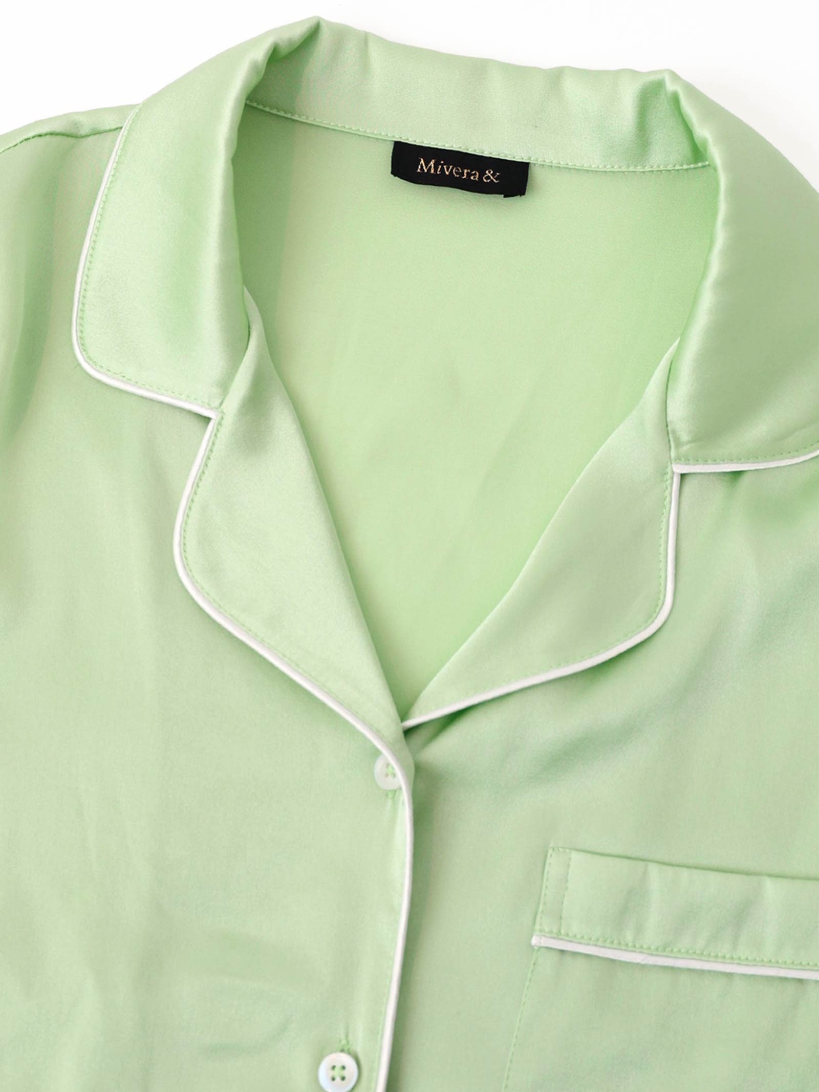 Silk Grace Pajamas シルクグレースパジャマ / メンズ MINT