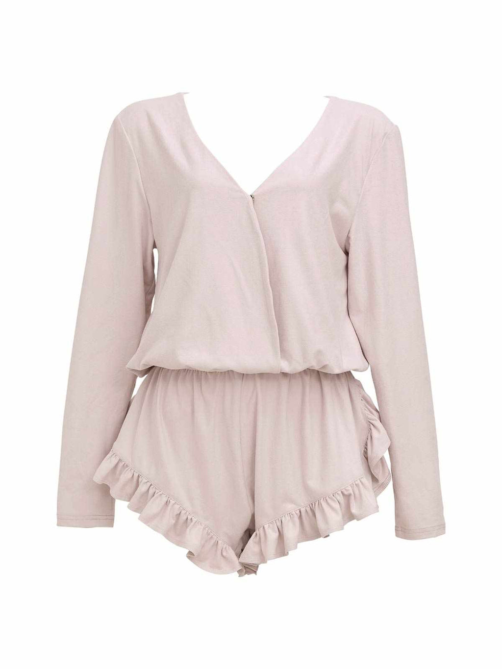 Belle Drape Rompers　ベルドレープロンパース/GRAY