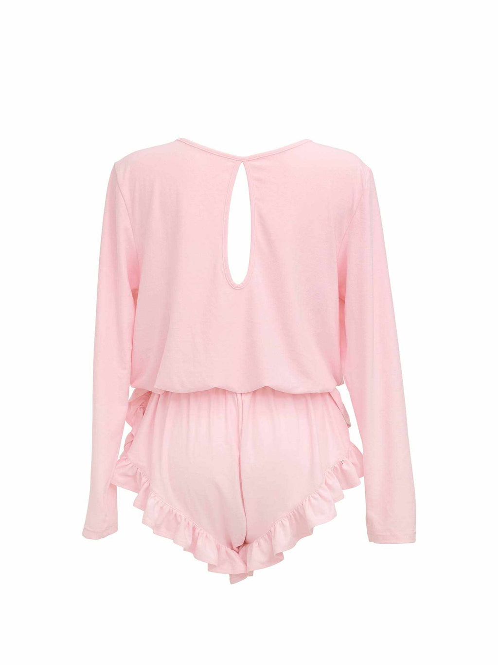 Belle Drape Rompers　ベルドレープロンパース/PINK