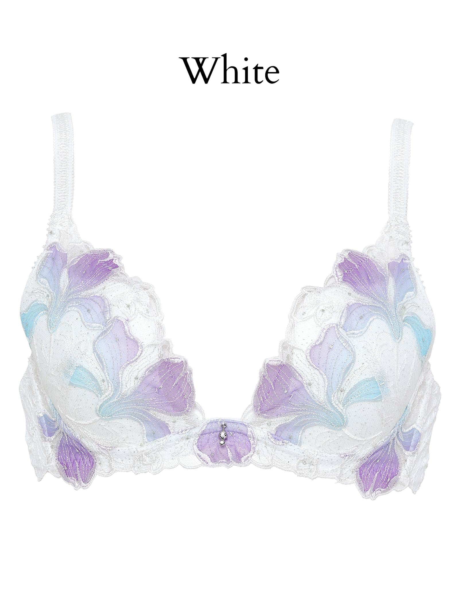Sunset Iris Bra サンセットアイリスブラ/WHITE | Mivera＆
