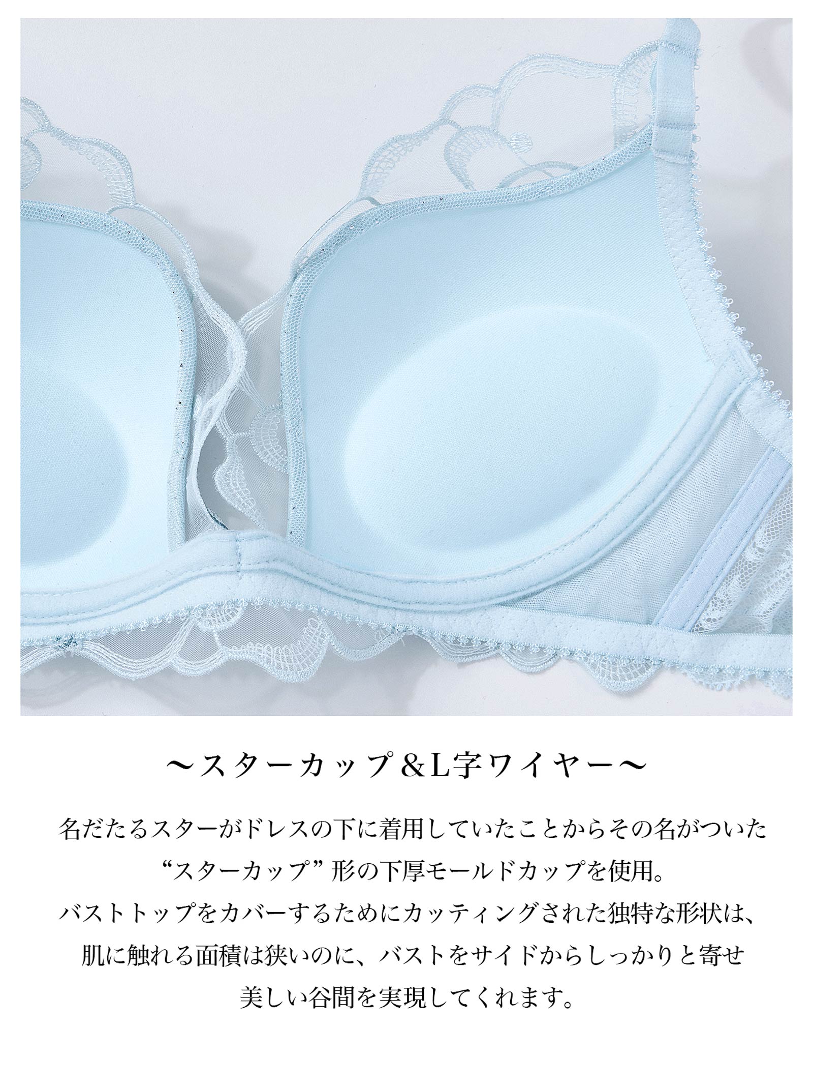 Aqua Lagoon Bra　アクアラグーンブラ/SAXBLUE