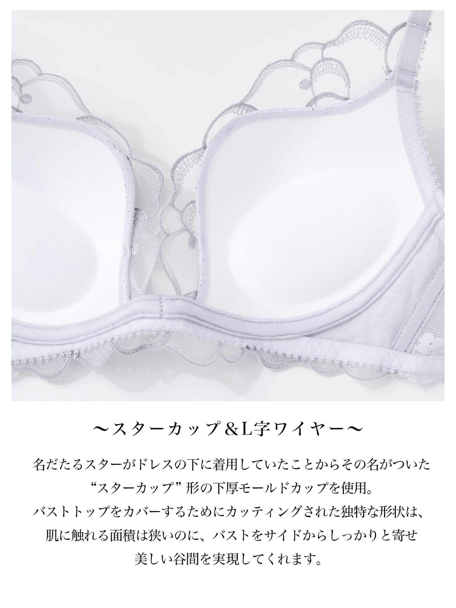 Aqua Lagoon Bra　アクアラグーンブラ/SILVER